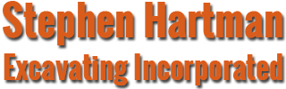Stephen Hartman Excavating Incorporated Logo
